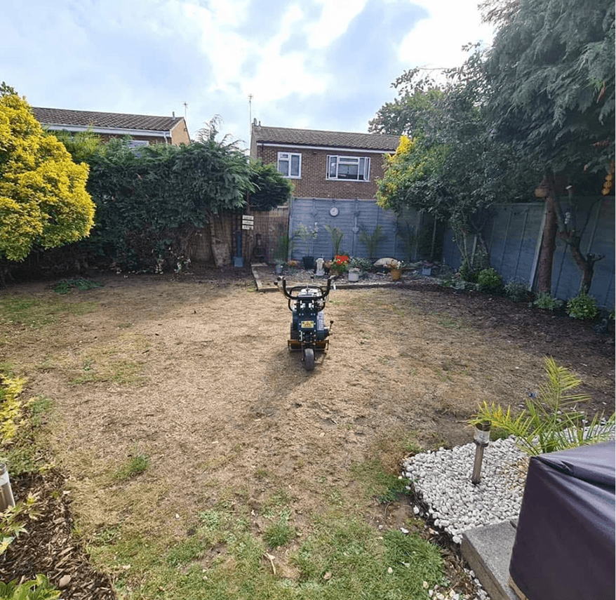 Garden maintenance and landscaping work