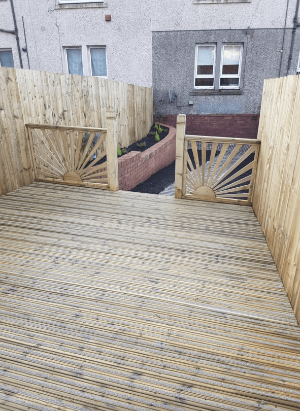 Professional decking installation in Yorkshire