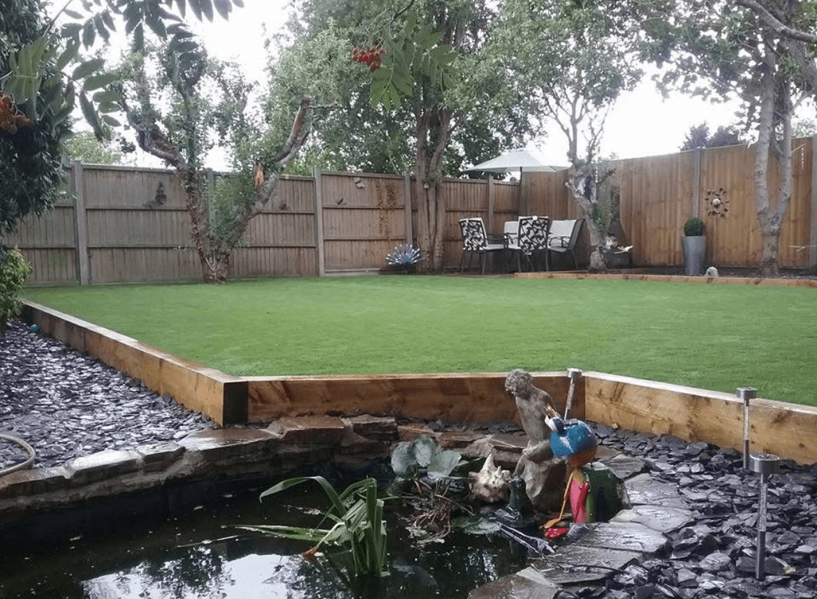 Professional landscaping work in Yorkshire